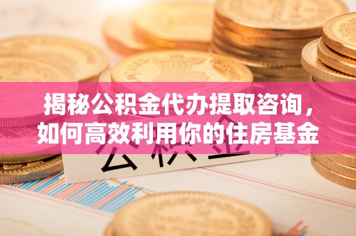 秦皇岛揭秘公积金代办提取咨询，如何高效利用你的住房基金