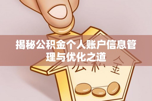 秦皇岛揭秘公积金个人账户信息管理与优化之道