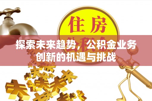 秦皇岛探索未来趋势，公积金业务创新的机遇与挑战