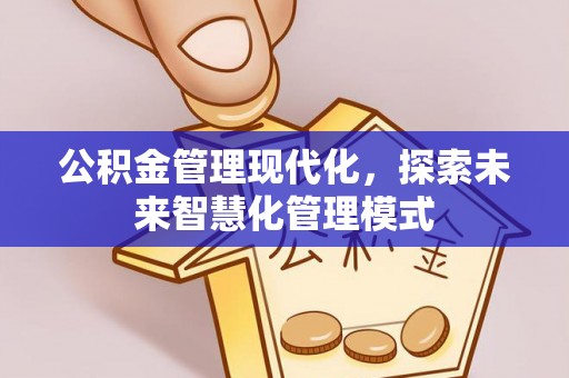 秦皇岛公积金管理现代化，探索未来智慧化管理模式