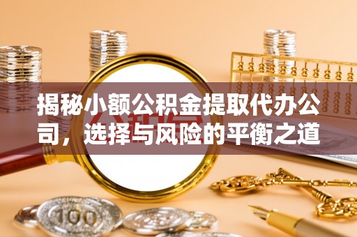 秦皇岛揭秘小额公积金提取代办公司，选择与风险的平衡之道