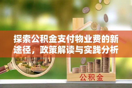 秦皇岛探索公积金支付物业费的新途径，政策解读与实践分析